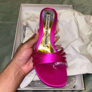 Alexandre Vauthier Salma Satin Mules